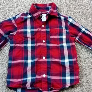 Boys plaid button up